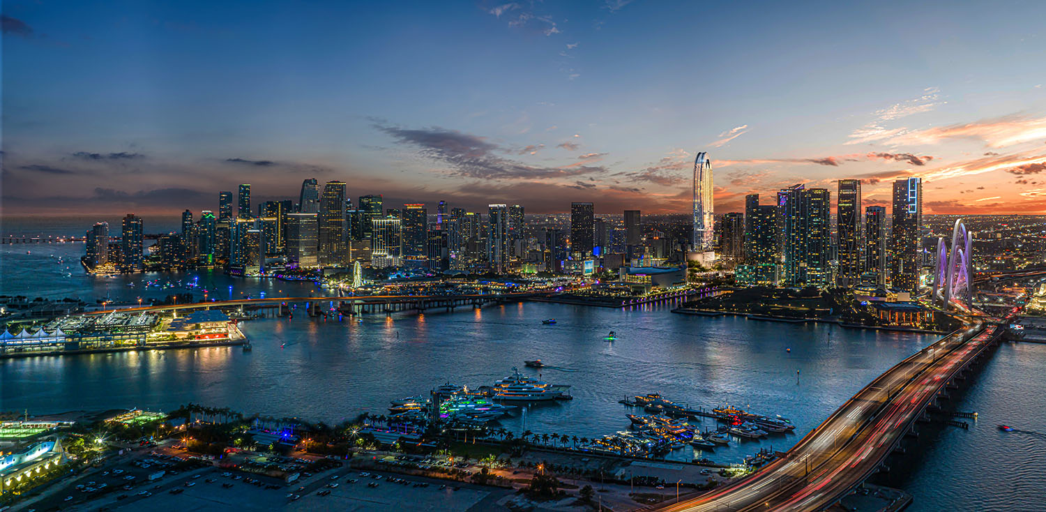 Okan Tower city view